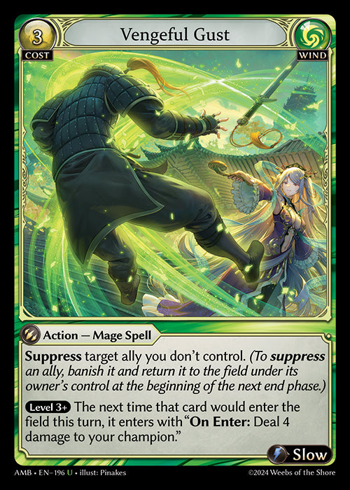 AMB-196 Vengeful Gust (FOIL)