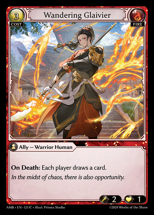 AMB-125 Wandering Glaivier (FOIL)