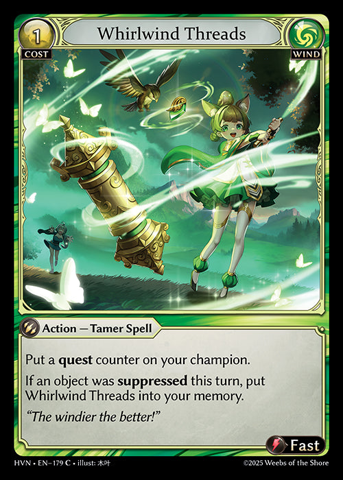 HVN-179 Whirlwind Threads (Foil)