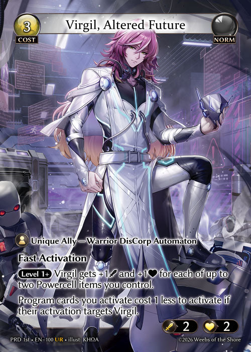 PRD-100 Virgil, Altered Future