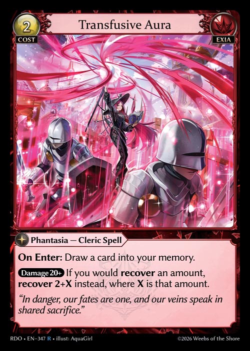 RDO-347 Transfusive Aura