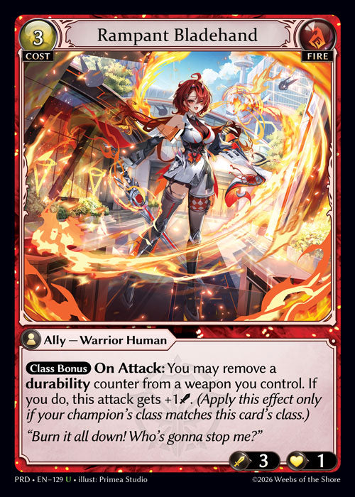 PRD-129 Rampant Bladehand