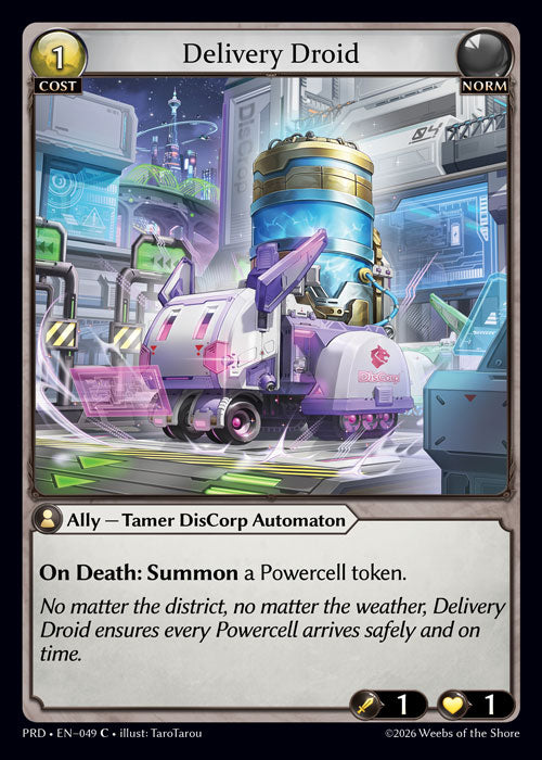 PRD-049 Delivery Droid
