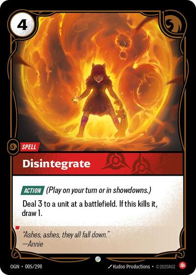 OGN-005 Disintegrate C