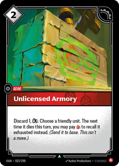 OGN-023 Unlicensed Armory U
