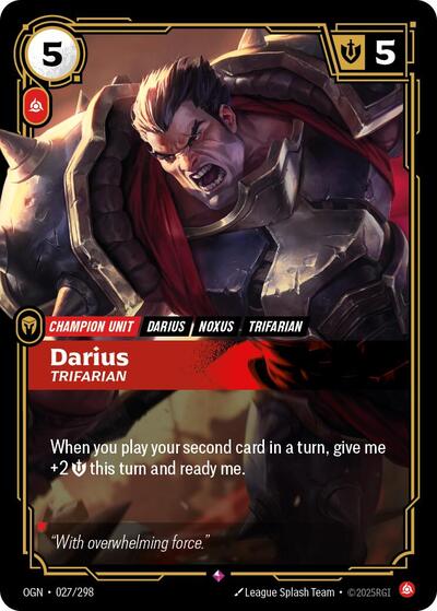 OGN-027 Darius - Trifarian R