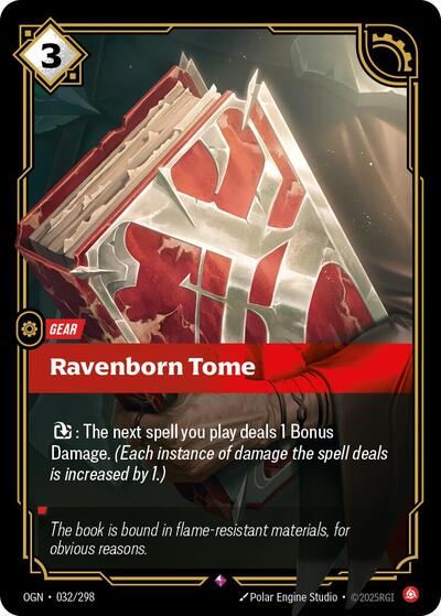 OGN-032 Ravenborn Tome R