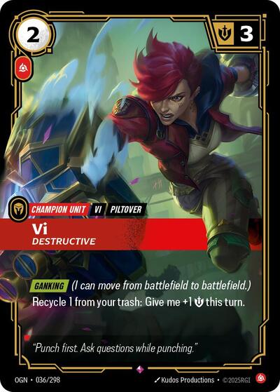 OGN-036 Vi - Destructive R