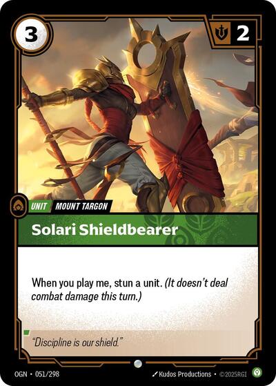 OGN-051 Solari Shieldbearer C