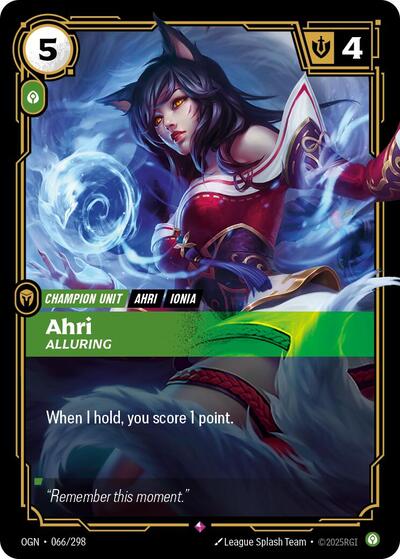 OGN-066 Ahri - Alluring R