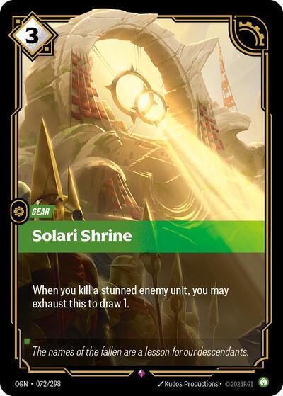 OGN-072 Solari Shrine R