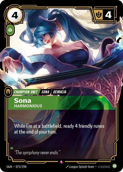 OGN-073 Sona - Harmonious R