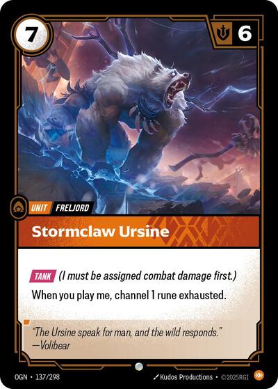 OGN-137 Stormclaw Ursine C