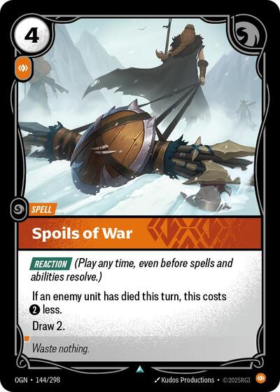 OGN-144 Spoils of War U
