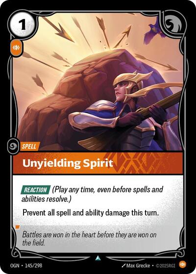 OGN-145 Unyielding Spirit U