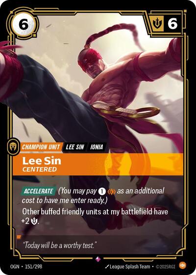 OGN-151 Lee Sin - Centered R