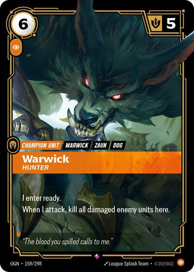 OGN-159 Warwick - Hunter R