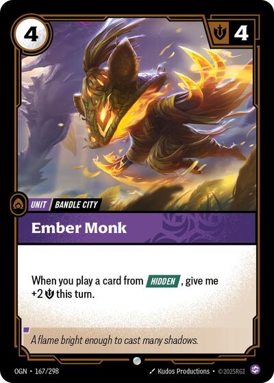 OGN-167 Ember Monk C