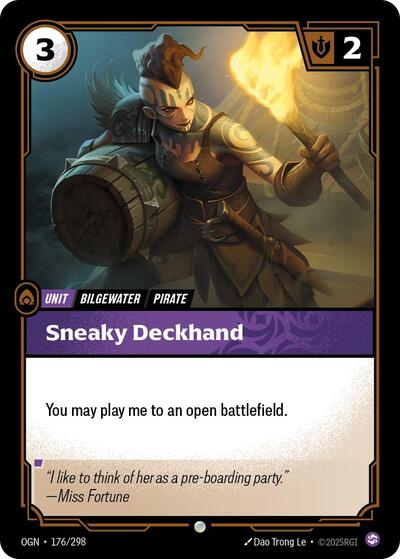 OGN-176 Sneaky Deckhand C