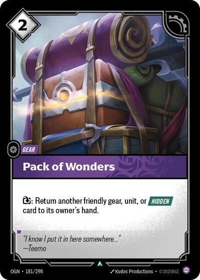 OGN-181 Pack of Wonders U
