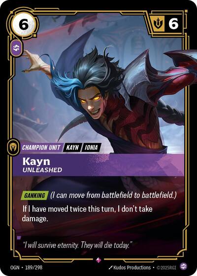 OGN-189 Kayn - Unleashed R
