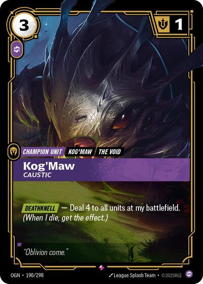 OGN-190 Kog'Maw - Caustic R