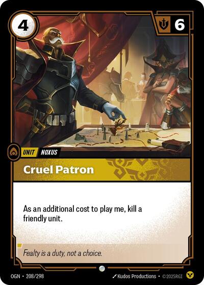 OGN-208 Cruel Patron C