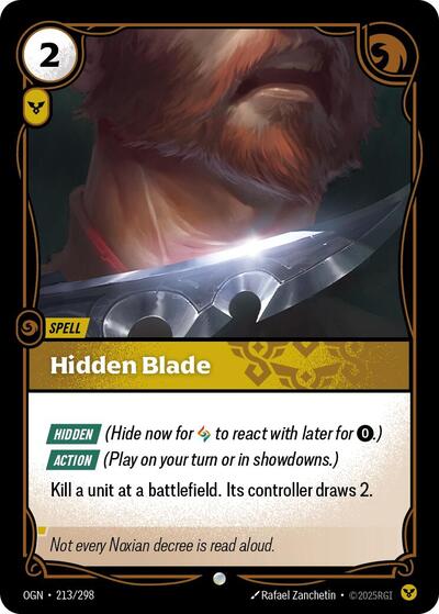 OGN-213 Hidden Blade C
