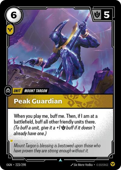 OGN-223 Peak Guardian U