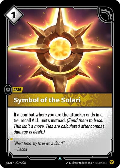 OGN-227 Symbol of the Solari U