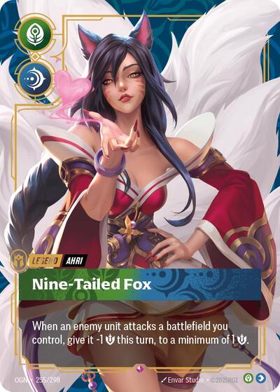 OGN-255 Ahri - Nine-Tailed Fox R