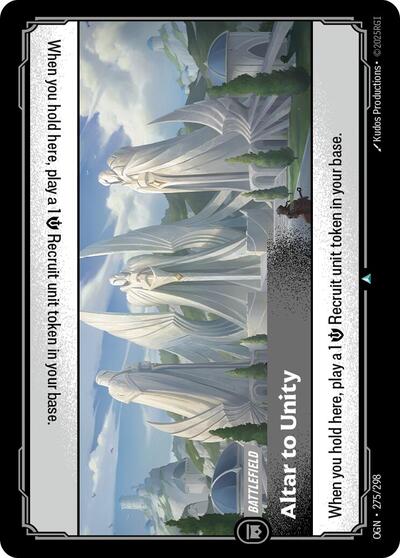 OGN-275 Altar to Unity U