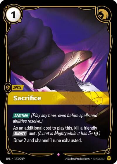 UNL-173 Sacrifice R