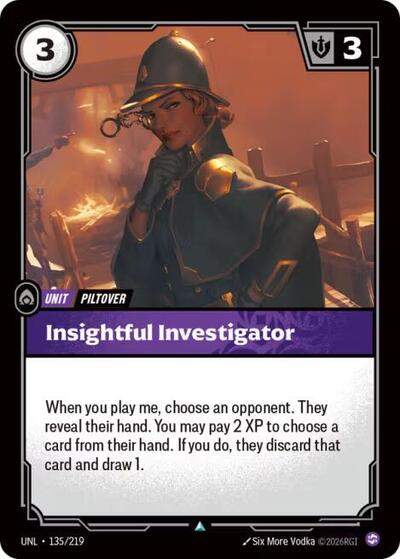 UNL-135 Insightful Investigator U