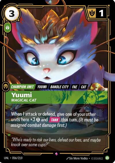 UNL-056 Yuumi - Magical Cat R