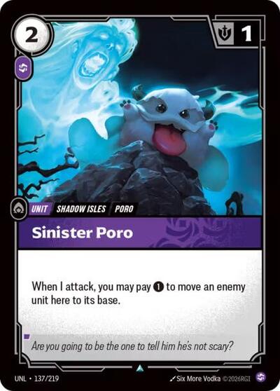 UNL-137 Sinister Poro U