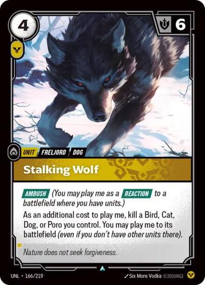 UNL-166 Stalking Wolf U