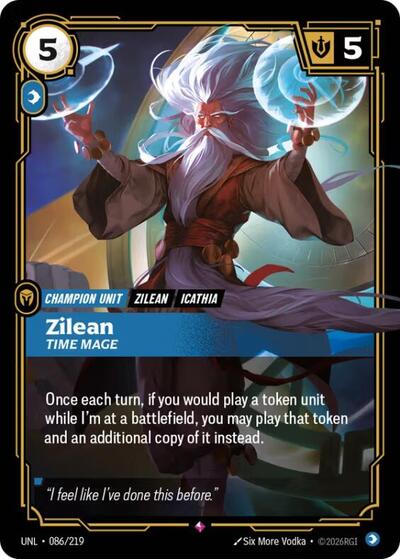 UNL-086 Zilean - Time Mage R