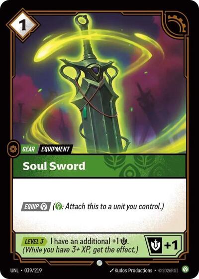 UNL-039 Soul Sword C