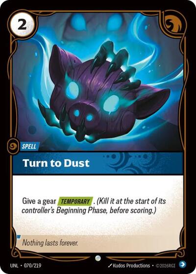 UNL-070 Turn to Dust C