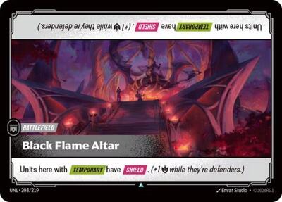 UNL-208 Black Flame Altar U