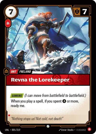 UNL-005 Revna the Lorekeeper C