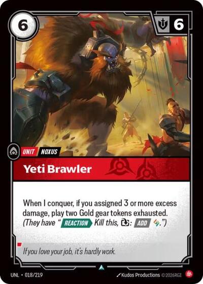 UNL-018 Yeti Brawler U