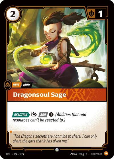 UNL-093 Dragonsoul Sage C