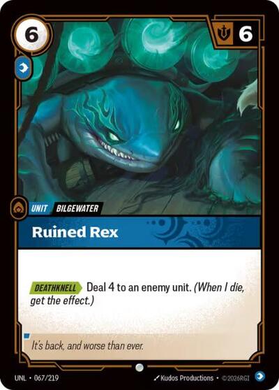 UNL-067 Ruined Rex C
