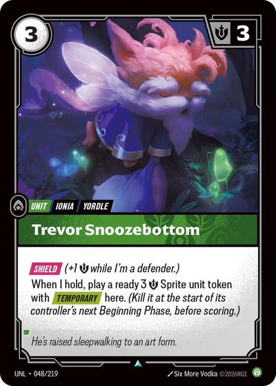 UNL-048 Trevor Snoozebottom U