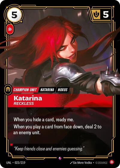UNL-023 Katarina - Reckless R