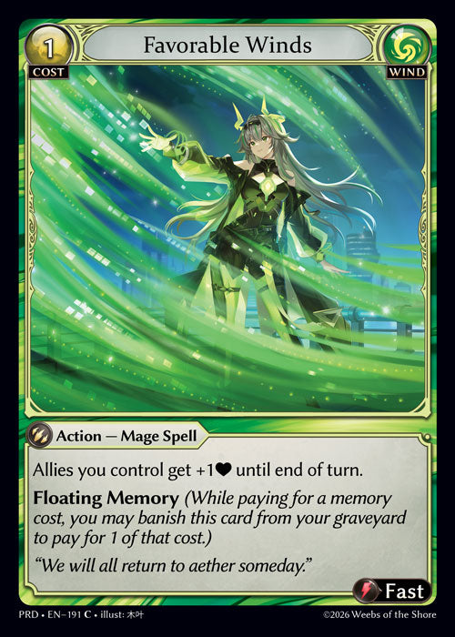 PRD-191 Favorable Winds