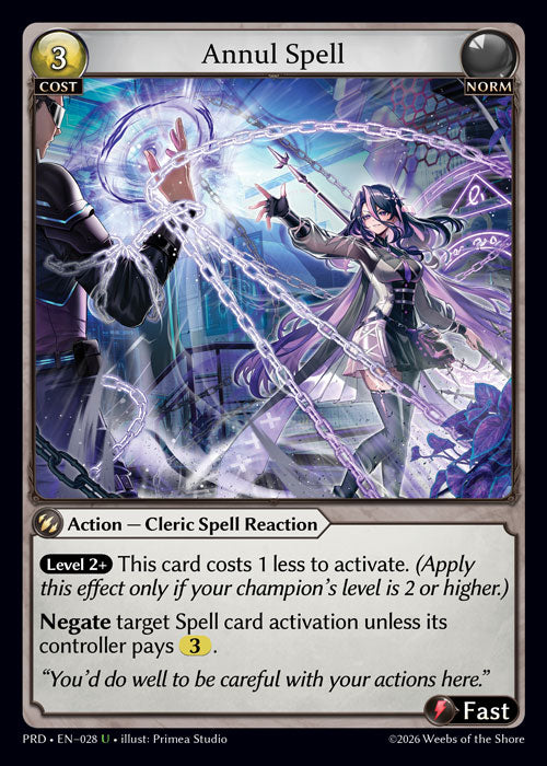 PRD-028 Annul Spell
