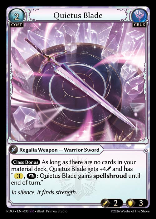 RDO-033 Quietus Blade